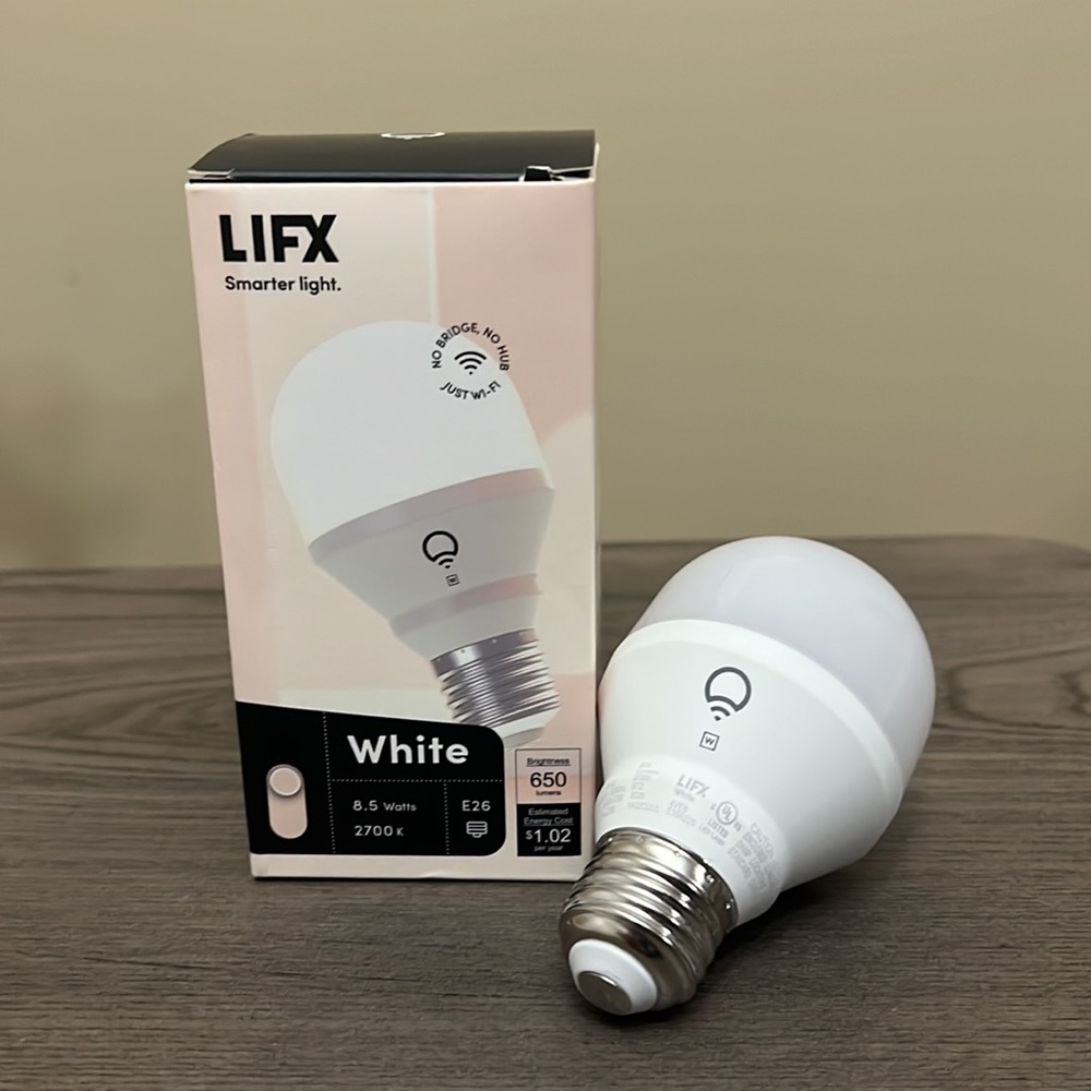 LIFX WiFi Smart LED Light Bulb- White